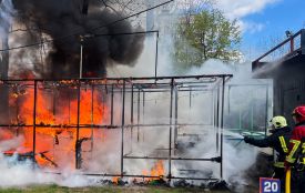 Горів дитячий атракціон у Вінниці та ще 18 об’єктів в області