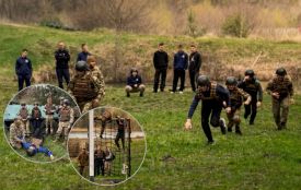 Броня, смуга перешкод і такмед: гвардійці провели масштабний вишкіл для вінницької молоді