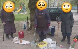 «Вибісили!» Як поліцейські і муніципальна варта «виховували» бабусю з тюльпанами і квасолькою