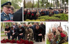 Пам’ять полеглих у Другій світовій війні вшанували покладанням квітів до Меморіалу борців з нацизмом