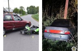 П’яний водій врізався у стовп: до лікарні забрали 16-річну пасажирку