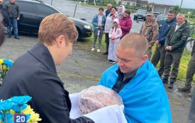 Після чотирьох років полону воїн Богдан Горбатюк повернувся додому