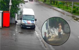 Понад дві тонни будівельного мотлоху: камери на Гонти засікли нахабного порушника
