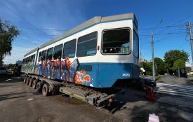 Трамвайний парк Вінниці поповнили ще три вагони Tram 2000 зі Швейцарії
