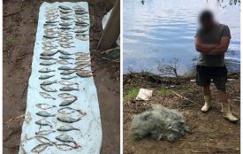 На річці біля Ладижина чоловік незаконно виловив рибу на понад 122 тисячі гривень