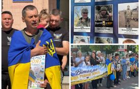 Військовий зі Жмеринщини повернувся з полону і зняв свій портрет з Алеї Надії