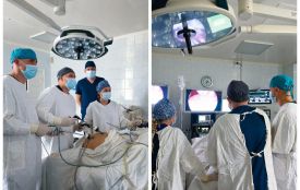 У Подільському онкоцентрі виконали складну операцію на кишківнику лапароскопічним методом