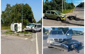 Двоє підлітків на мотоциклах потрапили у ДТП у Гайсині. Ще одна аварія сталася біля Дяківців