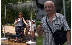 Оазис серед спеки. Біля Майдану Незалежності запрацювала рамка для охолодження