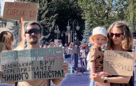 «Міняйте полонених, а не Федорова»: як пройшла акція проти відставки міністра оборони у Вінниці