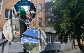 «Якби не «шахеди», ми б і далі сиділи зі старими вікнами»: чому так кажуть мешканці будинку на Магістратській