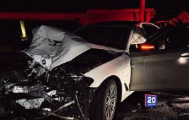 Втеча від поліції закінчилася ДТП. У Вінниці склали три протоколи на водія BMW