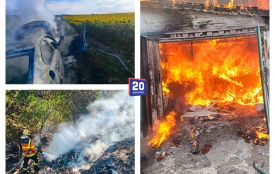 Автомобіль загорівся просто під час руху, а в кафе спалахнула кухня