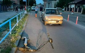 На Винниченка підліток на електросамокаті врізався в легковик. Ще одна ДТП сталась на Львівському шосе