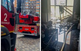 Пожежа в багатоповерхівці на Київській. Евакуювали 21 людину, мама з однорічною дитиною — в лікарні
