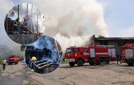 У Гайсині ліквідовують наслідки атаки: дев’ятеро постраждалих, площа пожежі — понад 750 квадратів