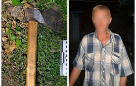 На Вінниччині затримали СЗЧ-шника, який залякував дітей і погрожував поліцейським сокирою