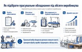 Як підібрати прасувальне обладнання під обсяги виробництва (Новини компаній)