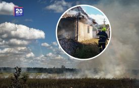 Через палаючу стерню у Кирнасівці зайнявся будинок