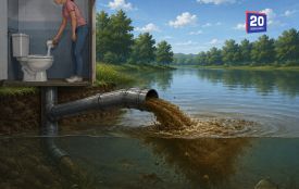 У водойму під Вінницею зливають фекалії
