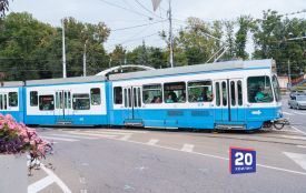 На маршрут №5 вийшов новий Tram2000 з низькою підлогою