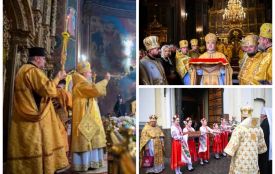 Епіфаній приїхав до Вінниці та очолив урочисту літургію у кафедральному соборі