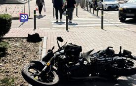 17-річний мотоцикліст потрапив у лікарню після ДТП на Театральній