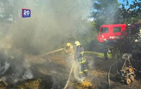 Пішов гасити сухостій і обпікся: 76-річний чоловік постраждав на Гайсинщині