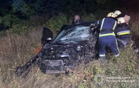 Смертельна аварія на Тернопільщині: загинув водій, ще двоє людей травмовані