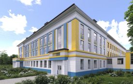 Жовто-блакитний фасад на честь «Грєнки» та полеглих Героїв: за 118 мільйонів модернізують ліцей №32