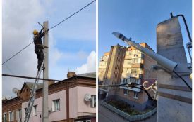 Після звернень мешканців у Десні біля трьох багатоповерхівок встановили нові ліхтарі