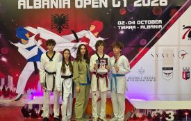 У декреті готує чемпіонів: тхеквондисти тренерки Аліни Новинюк привезли медалі з Тирани