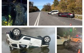 П’яний водій перекинув Renault із п’ятьма людьми