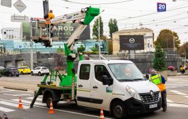 На трьох ділянках Вінниці встановили адаптивні світлофори