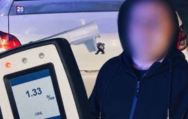 Запах алкоголю, нечітка мова й хитка хода. На Хвильового зупинили нетверезого водія