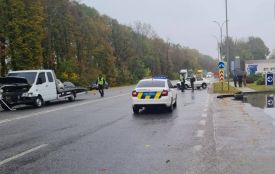 Ранкові аварії на Вінниччині: у Хмільнику збили жінку, а в Немирові зіткнулися три авто