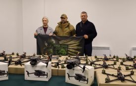 Безпілотники різного типу передали від Вінниччини «Скіфським грифонам» (Пресслужба Вінницької обласної ради)