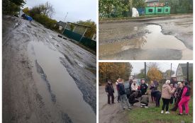 Дорога в ямах, а пішоходи без тротуарів. У Гайсині люди звернулися до влади й вимагають ремонту