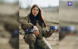 Продовжила боротьбу там, де служив її чоловік: військову з Іллінців відзначили «Золотим хрестом»