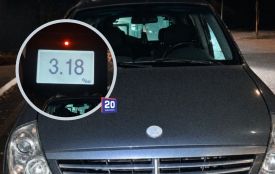 У майже 16 разів вище норми. На Вінниччині зупинили п’яного водія з 3,18 проміле