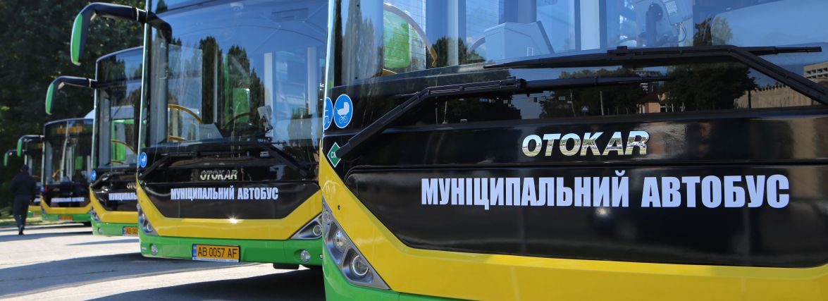У Вінниці презентували 10 турецьких автобусів на газу і два нових маршрути
