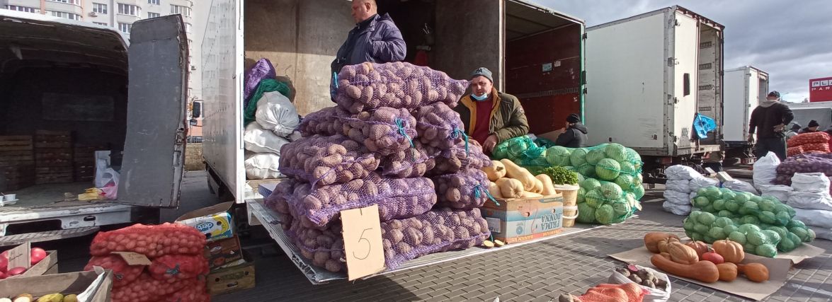 Картопля по 5 гривень, айва за 20. Скільки коштують сезонні продукти на ярмарку