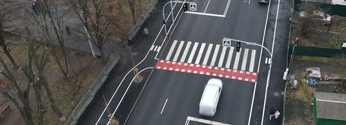 Завершили реконструкцію вулиці Данила Нечая. Що там зробили та як все виглядає