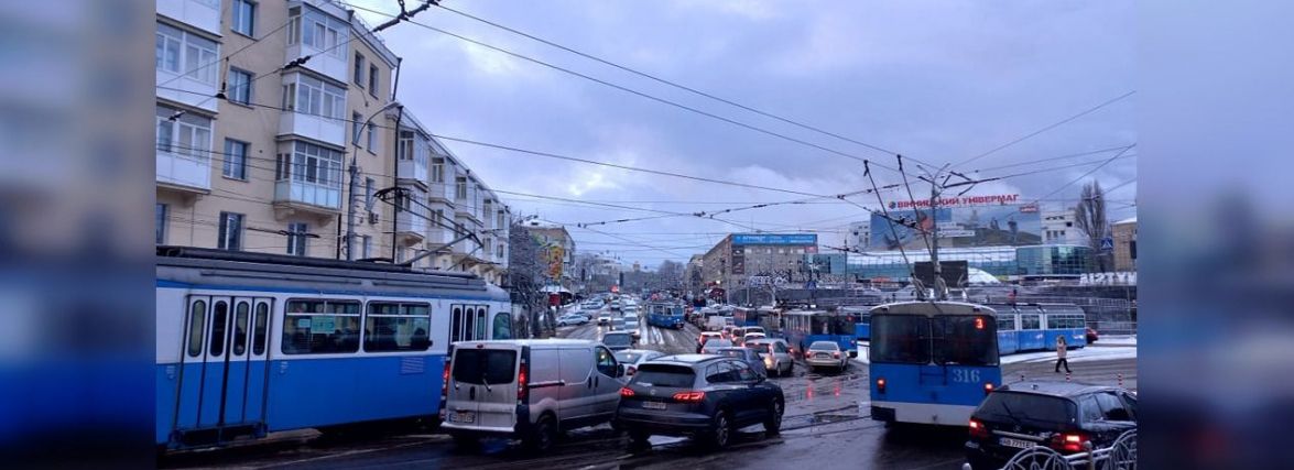 Вишенька, Хмельницьке шосе, Пирогова. У Вінниці через затор паралізувався рух транспорту