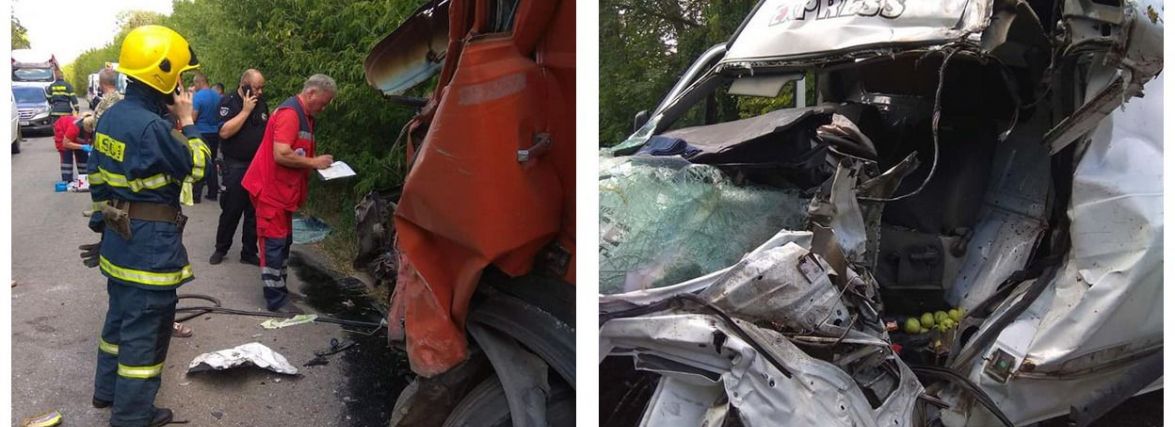 Аварія біля села Журбинці: не розминулися водії на вантажівці та «Опелі»