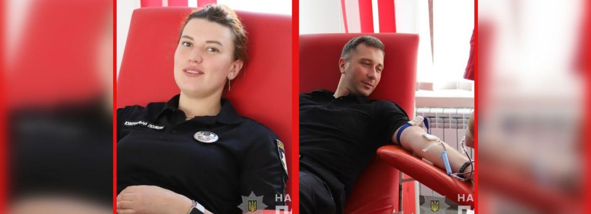Поліцейські Вінниччини здали кров для порятунку людей. Від тебе залежить чиєсь життя