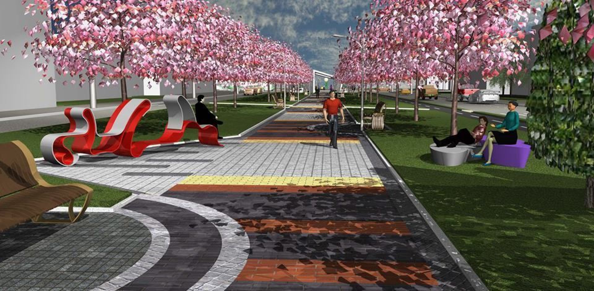 Вуличні меблі зі склопластику