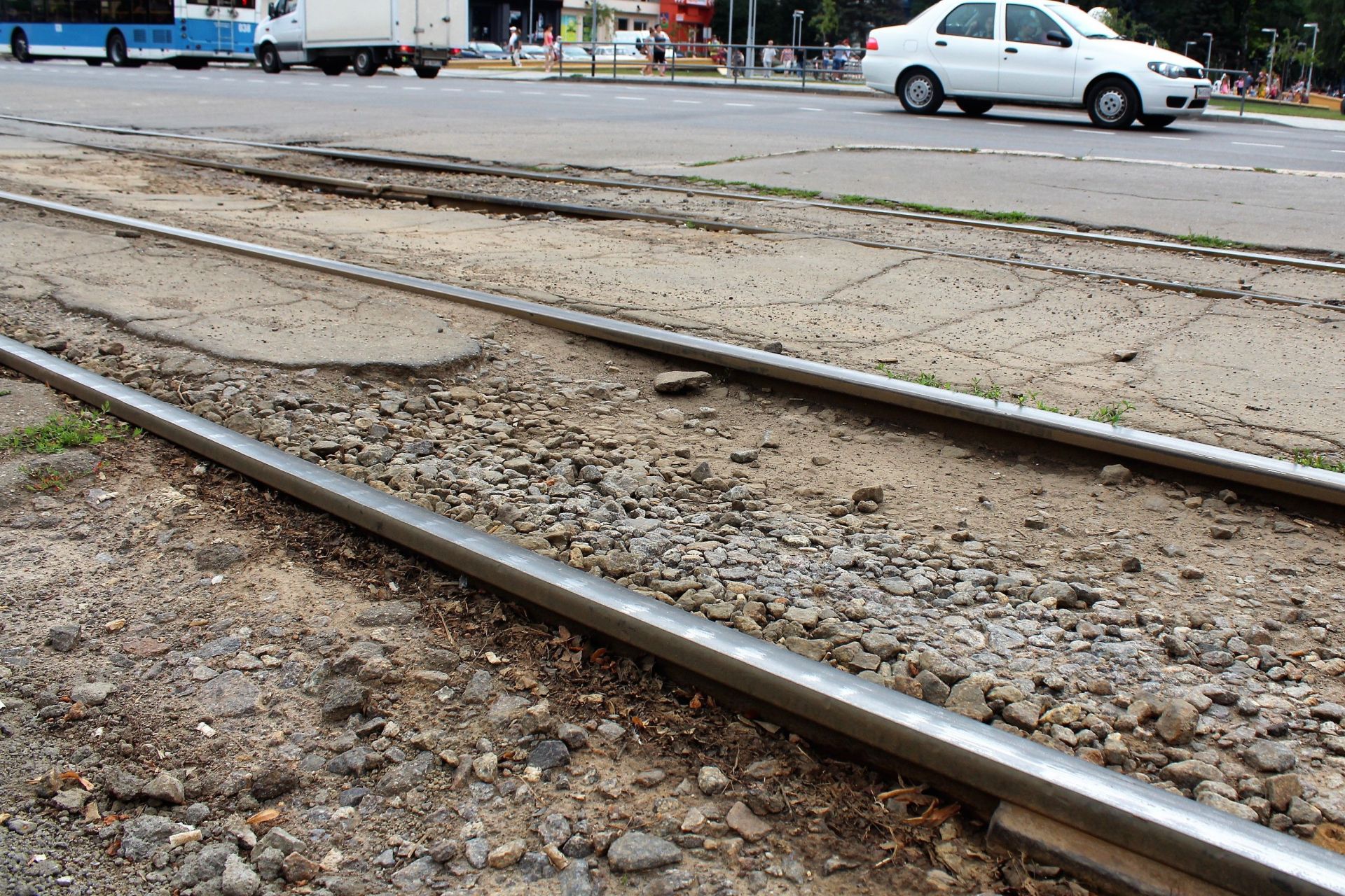 А в таком стані переїзд на Космонавтів.